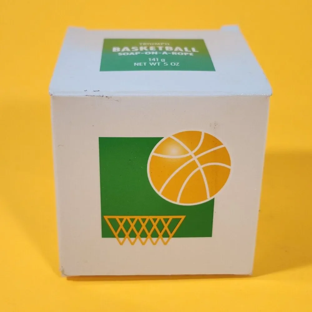 Avon Basketball Soap-On-A-Rope Triumph Scented Vintage 1996 New in Box NOS